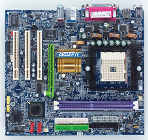 Gigabyte GA-K8VM800M - Placa base - micro ATX - Socket 754 - K8M800 Chipset - LAN - gráficos en la placa - GA-K8VM800M