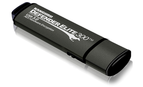 KANGURU DEFENDER ELITE300 FIPS 140-2 LEVEL 2 CERTIFIED SECURE FLASH DRIVE-32G-TA