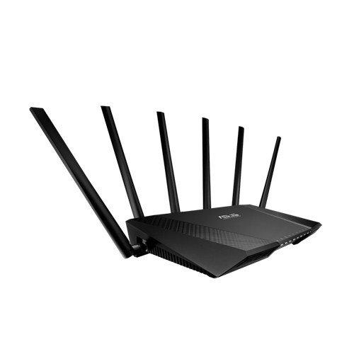 Маршрутизатор Asus rt-ac3200 двухдиапазонный маршрутизатор стандарта wi-fi 802.11ac (макс. скорость: 3200mbit/s) с портами gig (4716659989738)