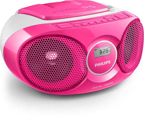 Philips AZ215C/05 garso kolonėlių komplektas namams 3 W Rožinė, Balta