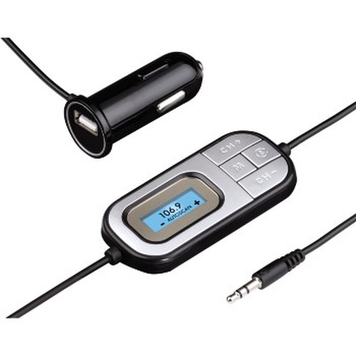 Hama Auto-Scan 88.1 - 107.9 MHz Wired Black, Silver