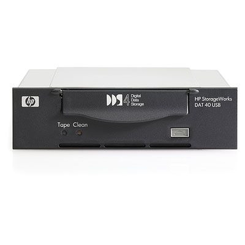 DW022A HPE StorageWorks DAT 40 USB Internal Tape Drive - Unidad de cinta - DAT 20 GB / 40 GB - DDS-4 - USB 20 - interna - 525 - para ProLiant DL140 G3 DL360 G5 MicroServer ML110 G5 ML115 G5 ML150 G5 ML150 G6 ML310 G4