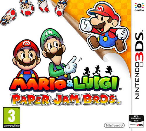 Nintendo Mario & Luigi: Paper Jam Bros. Standard Inglise keel, Hispaania Nintendo 3DS