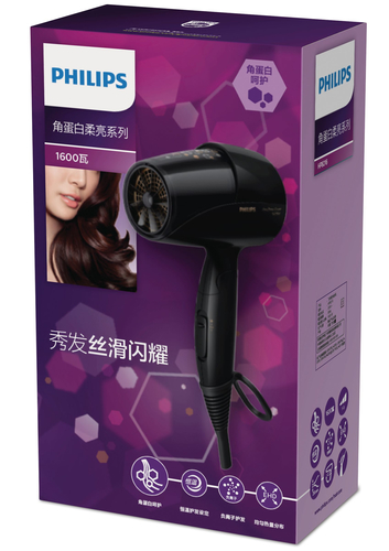 Specs Philips KeraShine HP8216 05 hair dryer 1600 W Black HP8216 05