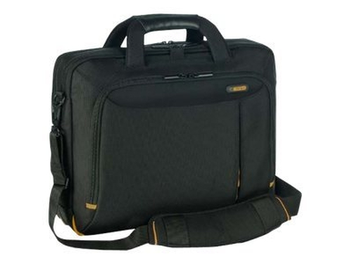 Nylon Black Carrying Case Targus Toploader Meridian II Briefcase fits most Laptops up to 15.6 Inches