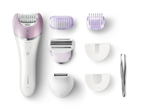 Philips Satinelle Advanced BRE631/00 epilator 1 tweezers Violet, White