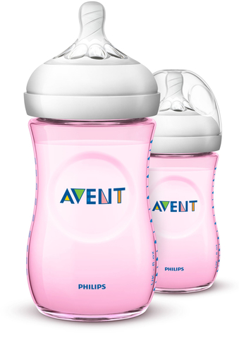 Philips AVENT SCF034/27 lutipudel 260 ml Roosa, Poolläbipaistev Polüpropüleen (PP)