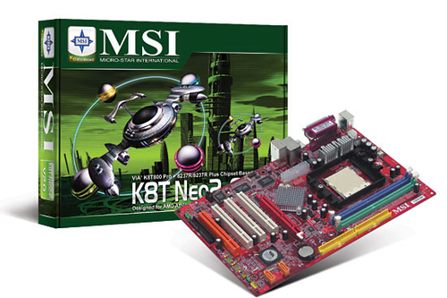 MSI K8T Neo2-FIR - Placa base - ATX - Socket 939 - K8T800 Pro Chipset - FireWire - Gigabit LAN - audio de 8 canales - K8T NEO2-FIR