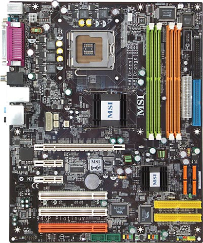 MSI 945P Platinum - Placa base - ATX - Socket LGA775 - i945P Chipset - FireWire - Gigabit LAN - HD Audio 8-canales - Código: 945P PLATINUM | Compra en Guadalajara