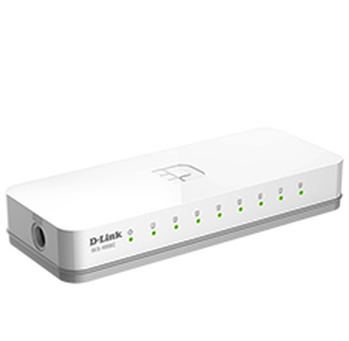 D-Link DES-1008C võrgulüliti Mittejuhitav Fast Ethernet (10/100) Valge