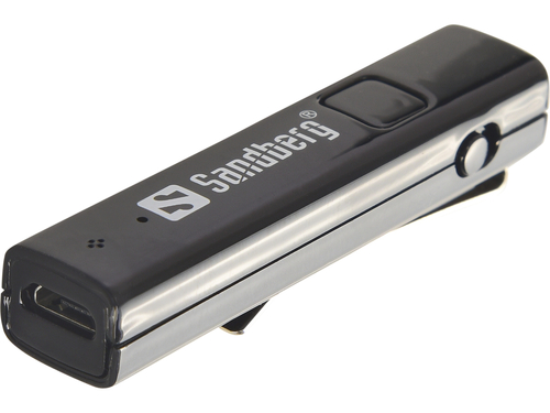 Sandberg Bluetooth 2in1 Audio Link 3,5 mm 10 m Must