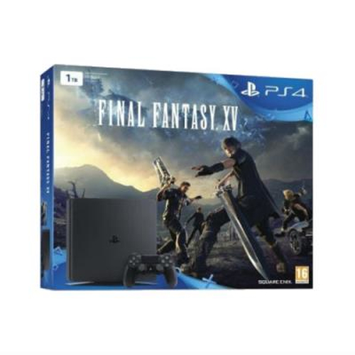 Sony Playstation 4 1TB + Final Fantasy XV Wi-Fi Melns