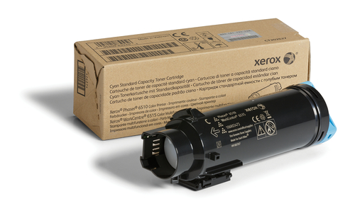 Xerox Cyan Standard Capacity Toner Cartridge 1k pages for 6510/​ WC6515 - 106R03473