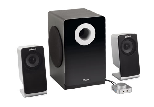 Trust Soundforce Presto 2.1 UK skaļruņu komplekts 42 W Melns 2.1 kanāli