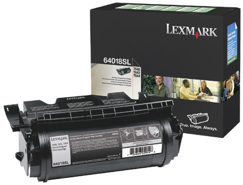 CARTUCHO TONER LEXMARK PREBATE T64X ALTA CAPACIDAD 6K 64018SL - 64018SL