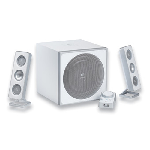 Logitech Z-4i - Sistema de altavoces - para PC - canal 21 - 40 vatios Total - blanco - 970186-0914