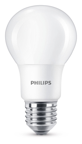 Philips 7,5 W (60 W) E27, soe valge, mittehämardatav lamp