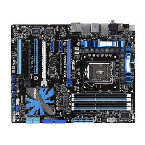 Specs ASUS P7P55D EVO motherboard LGA 1156 (Socket H) ATX (P7P55D EVO)