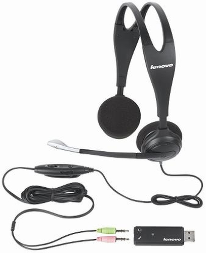 Lenovo USB Multimedia Headset (retail pack) Laisvų rankų įranga Vielinis