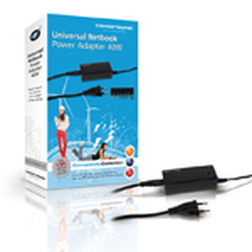 Conceptronic CNAPT40 maitinimo adapteris / inverteris 40 W Juoda