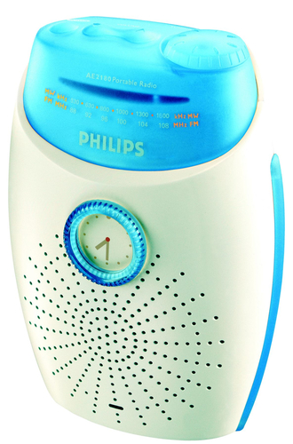 Philips AE2180/00 raadio Kaasaskantav Sinine, Valge