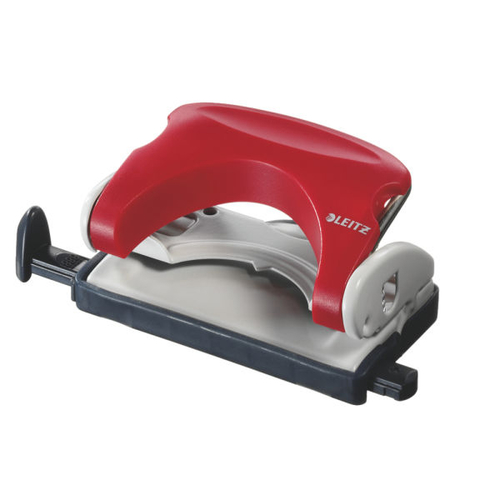 Leitz Mod. 5055 papīra perforators 12 lapas Sarkans