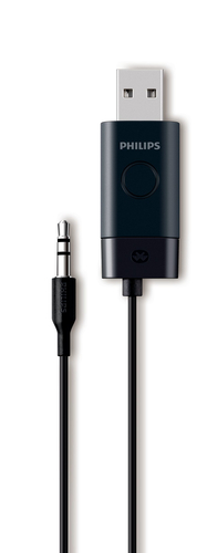 Philips SHB1900/10 juhtmeta helisaatja 3,5 mm 10 m Must