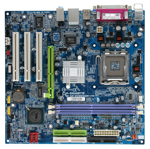 Gigabyte GA-8VM800M-775 - Placa base - micro ATX - Socket LGA775 - PM800 Chipset - LAN - gráficos en la placa - audio de 6 canales - GA-8VM800M-775