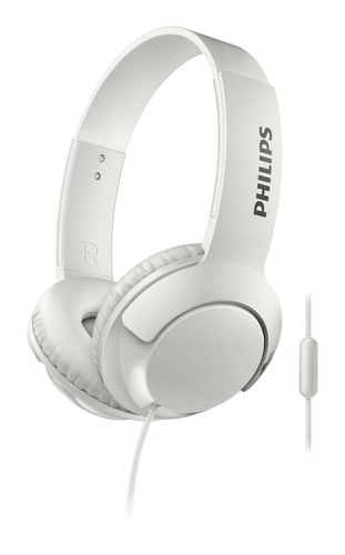 Auriculares com microfone Philips SHL3075/10 BASS+ 40 mW (3.5 mm) - Branco