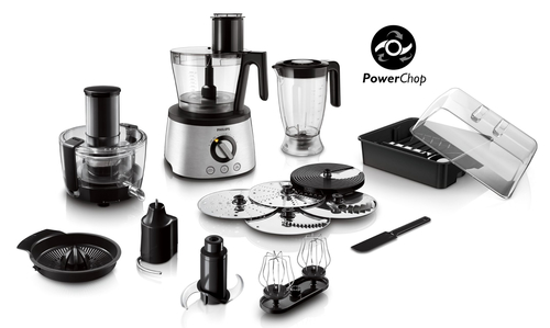 Philips Avance Collection HR7783/00 food processor 1300 W 2.4 L Black, Stainless steel