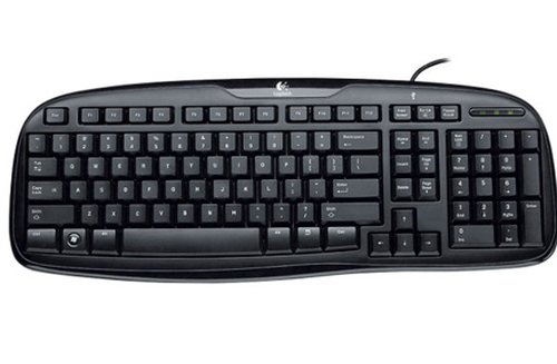 Logitech Classic 200 klaviatuur USB QWERTY Must