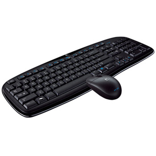 Logitech EX 100 klaviatuur Hiir kaasa arvatud Raadioside QWERTY Must