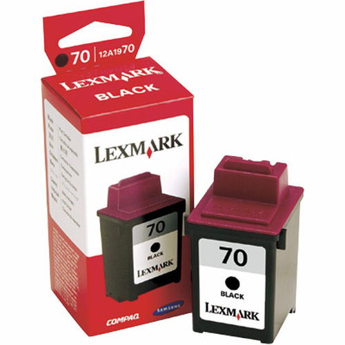 Lexmark Cartucho nº 70 - Negro - original - cartucho de tinta - para Lexmark X4270 X70 X80 X84 X85 Z11 Z31 Z42 Z43 Z44 Z45 Z51 Z52 Z53 Z54 Z82 - 12A1970