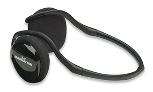Manhattan Bluetooth Stereo Headset Laisvų rankų įranga Bevielis USB A tipo Juoda