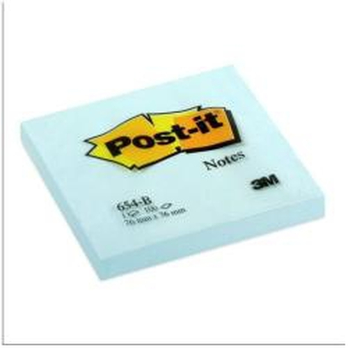 3M Post-it 76 x 76mm (12 x 100) kleebisetikett Sinine 12 tk
