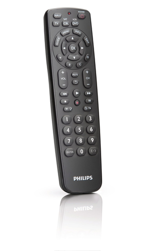 Philips Perfect replacement SRP2003/27 mando a distancia IR inalámbrico DVD/Blu-ray, DVR, SAT, TV Botones 0