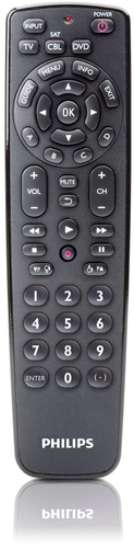 Philips SRP2003WM/17 télécommande IR Wireless DTV, DVD/Blu-ray, DVDR-HDD, DVR, SAT, TV Appuyez sur les boutons 1