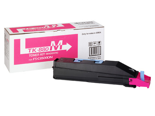 Original Kyocera TK-880M Magenta Toner Cartridge - image 2