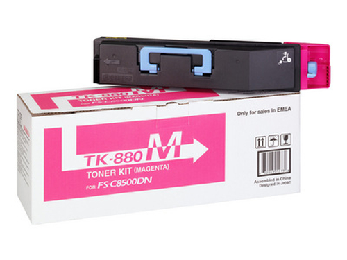 Original Kyocera TK-880M Magenta Toner Cartridge - image 3