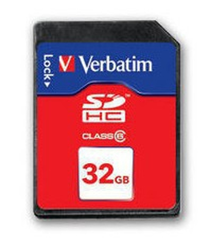 Verbatim SecureDigital SDHC Class 6 32GB