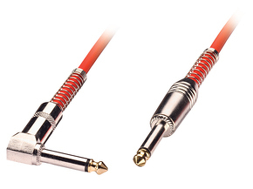 Lindy 6.3mm M/M 0.5m Audio-Kabel 0,5 m 6.35mm Rot