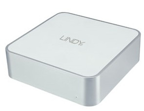 Lindy USB 2.0 Mini NAS Enclosure Hõbe 3.5