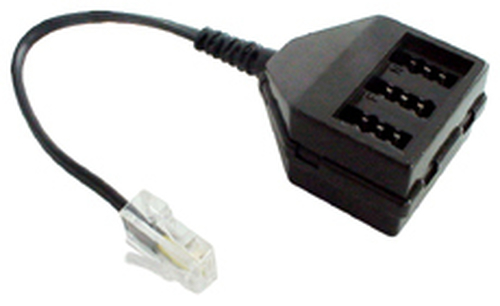 Lindy Adapter Cable ISDN / TAE-NFN 0.15 m 0,15 m Juoda