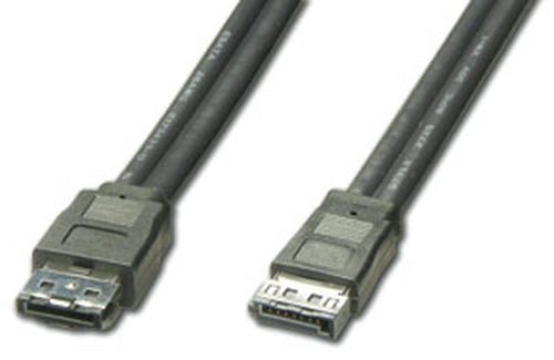 Lindy 33487 SATA-Kabel 0,7 m Schwarz