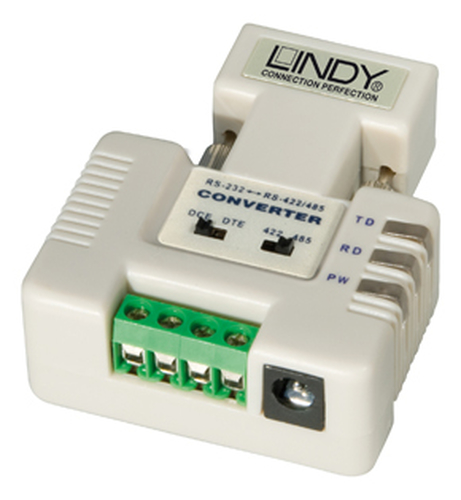 Lindy RS232 - RS485 / RS422 Converter RS-232 RS485 / RS422 Valge