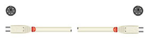 Lindy PS/2 cable 15m PS/2 kabelis Pelēks