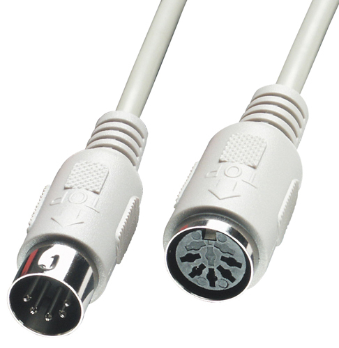 Lindy PS2 M/FM Cable 2m PS/2 kabelis Pelēks