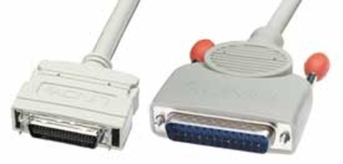 Lindy Enhanced Parallel Port Printer Cable, 2m paralēlais kabelis Pelēks