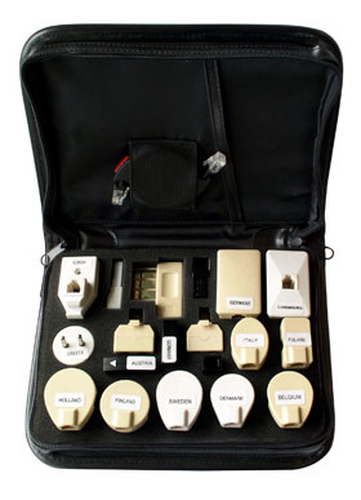 Lindy Telephone Adaptor Travel Kit Valge