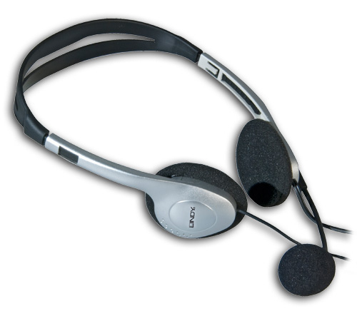 Lindy Stereo Headphones Ausinės Vielinis Skambučiai / muzika Juoda